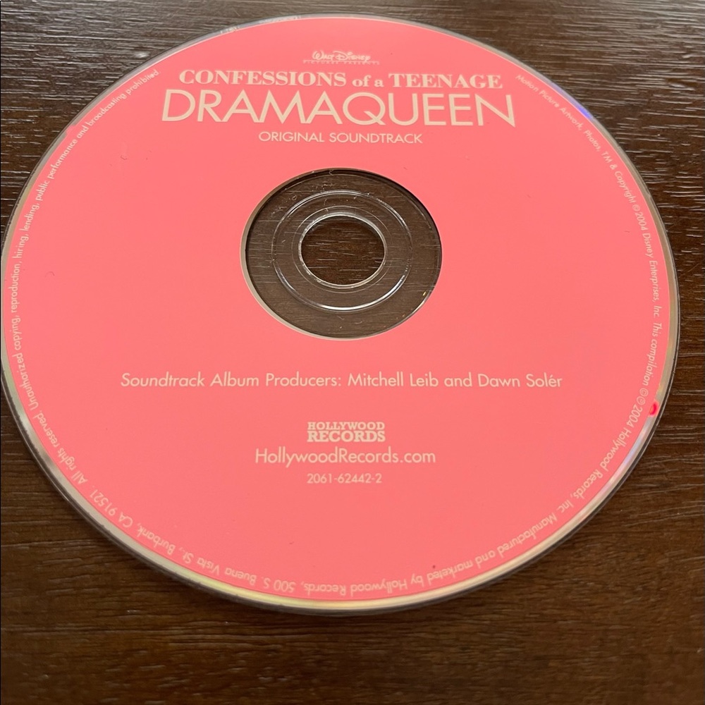 Confessions of a Teenage Drama Queen Soundtrack CD